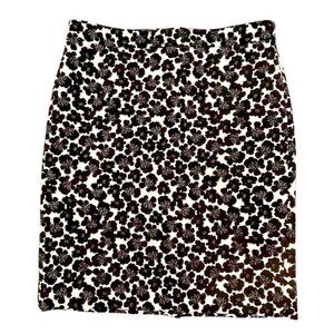 J. CREW WOMEN'S FLORAL PENCIL SKIRT SIZE 8
